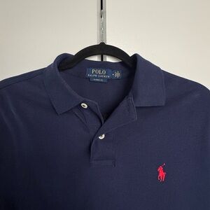 Polo by Ralph Lauren Blue Polo Shirt Classic Design